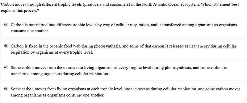11th Grade Science Question