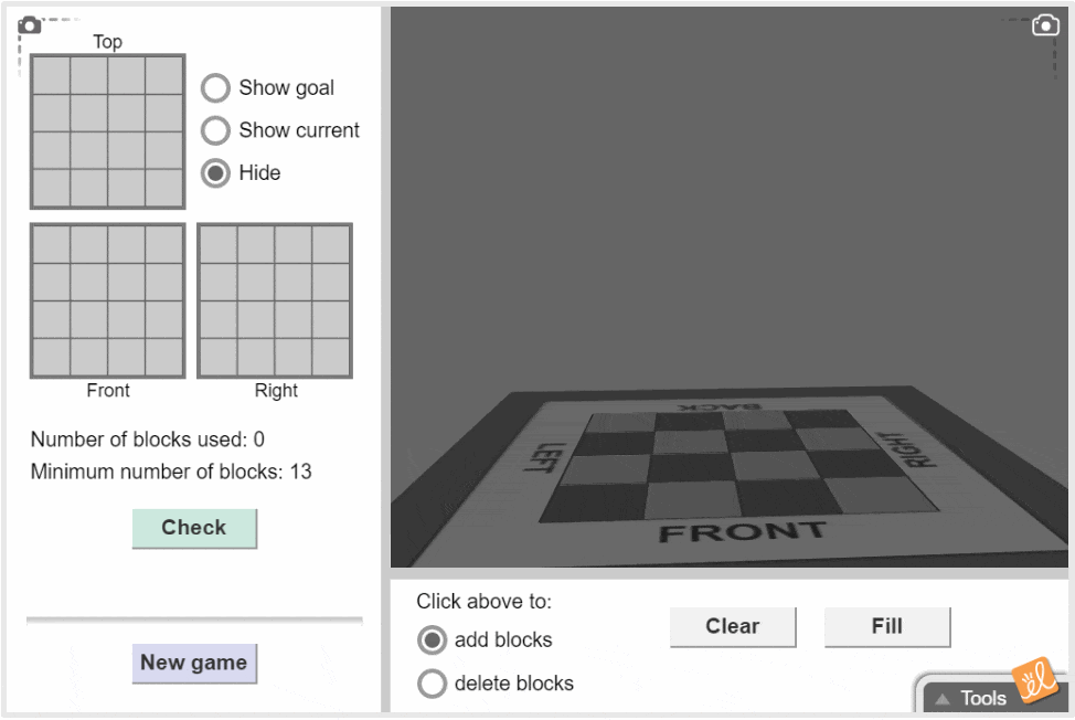 3D and Orthographic Views Gizmo gif