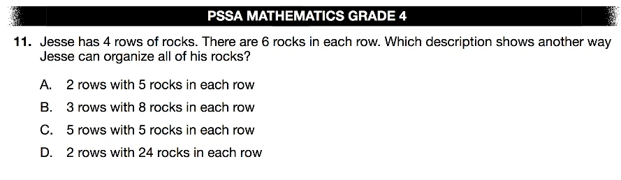 4th Grade Question