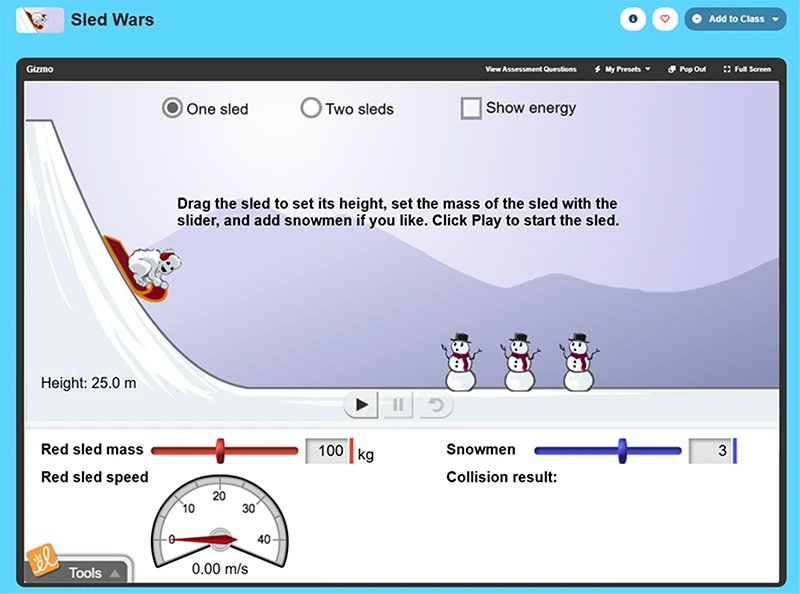 Sled Wars Gizmo