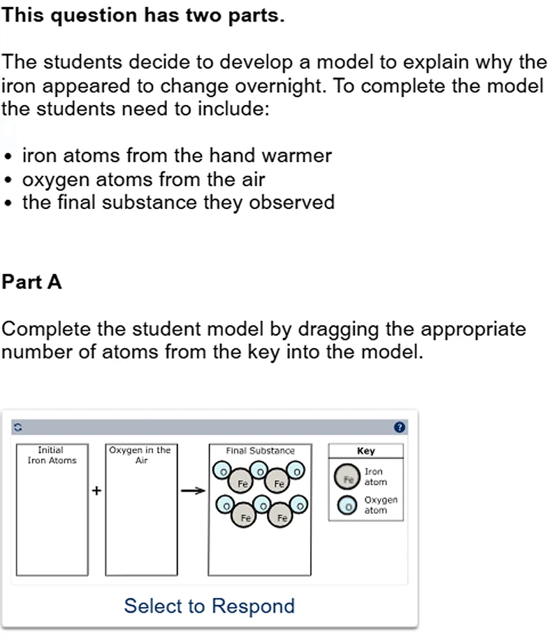 8th Grade Science Question
M-STEP, Q 3