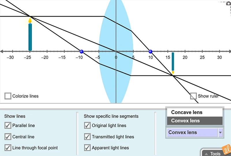 Ray Tracing (Lenses)Gizmo