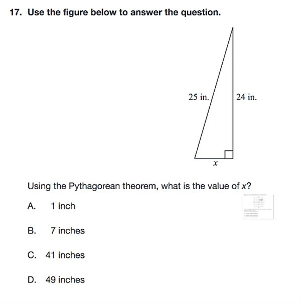 8th Grade Math Question