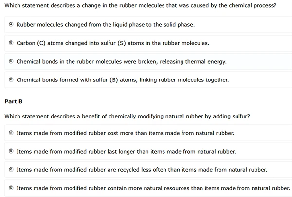 8th Grade Science Question
