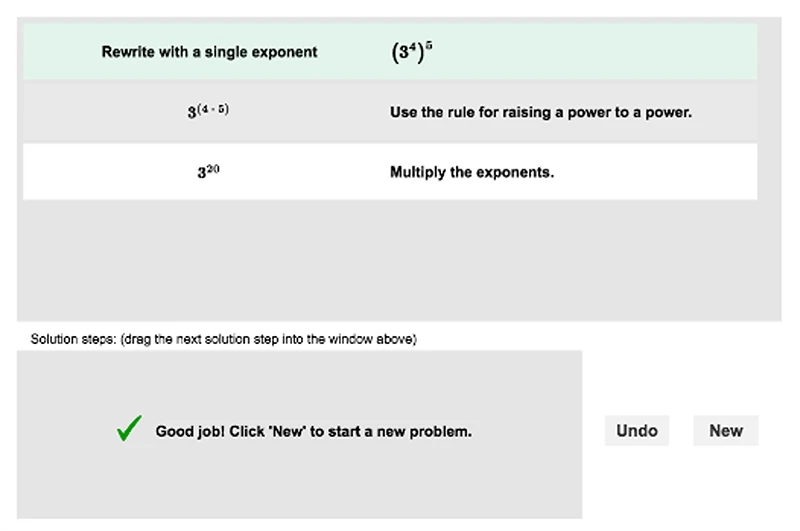 Exponents and Power Rules Gizmo