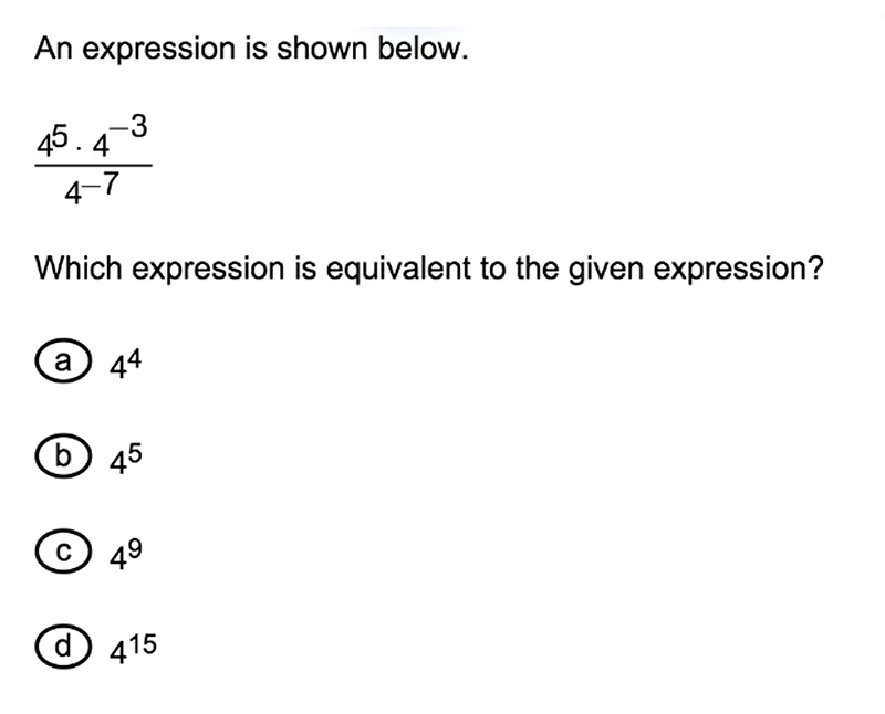 9th Grade Math Question