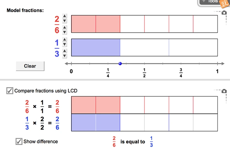Modeling Fractions Gizmo