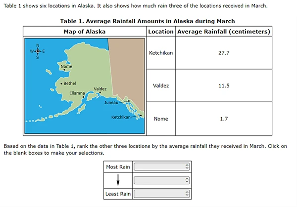 Grade 5 Science ATLAS Sample Question