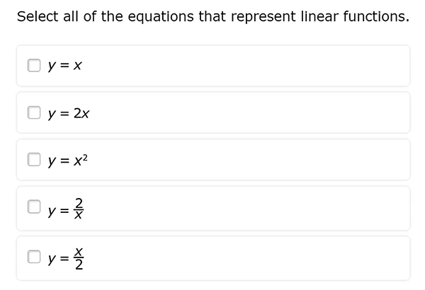 Grade 8 Math ATLAS Sample Question