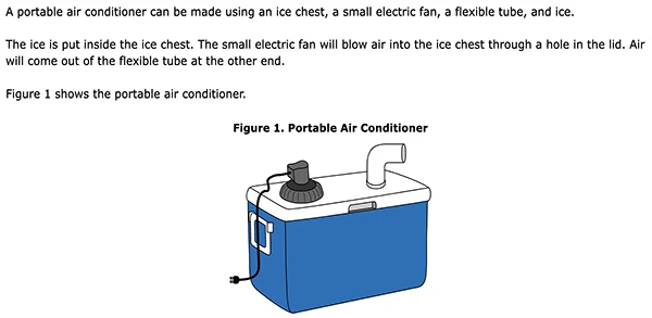 High School Science ATLAS Sample Question