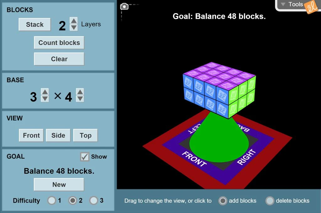 Balancing Blocks (Volume) Gizmo