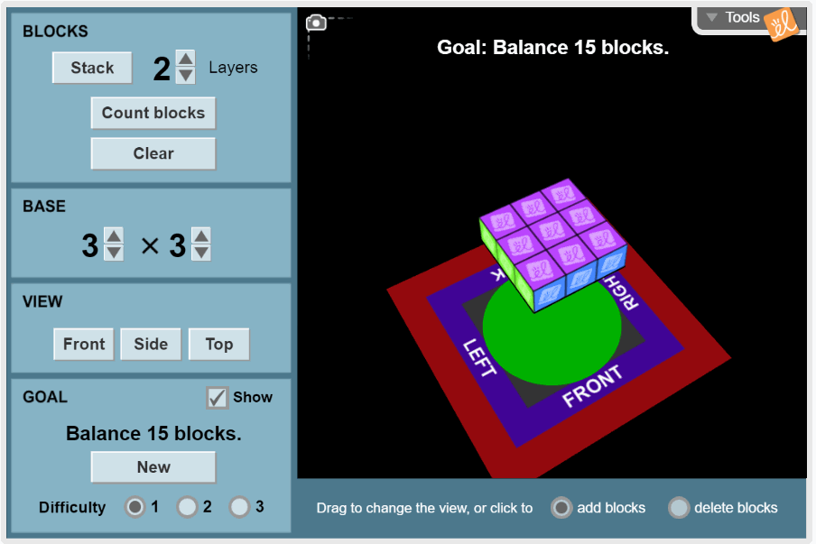 Balancing Blocks (Volume) gif