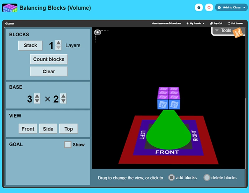 Balancing Blocks (Volume) Gizmo
