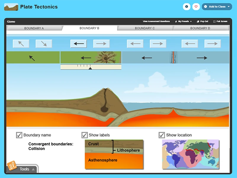 Plate Tectonics Gizmo