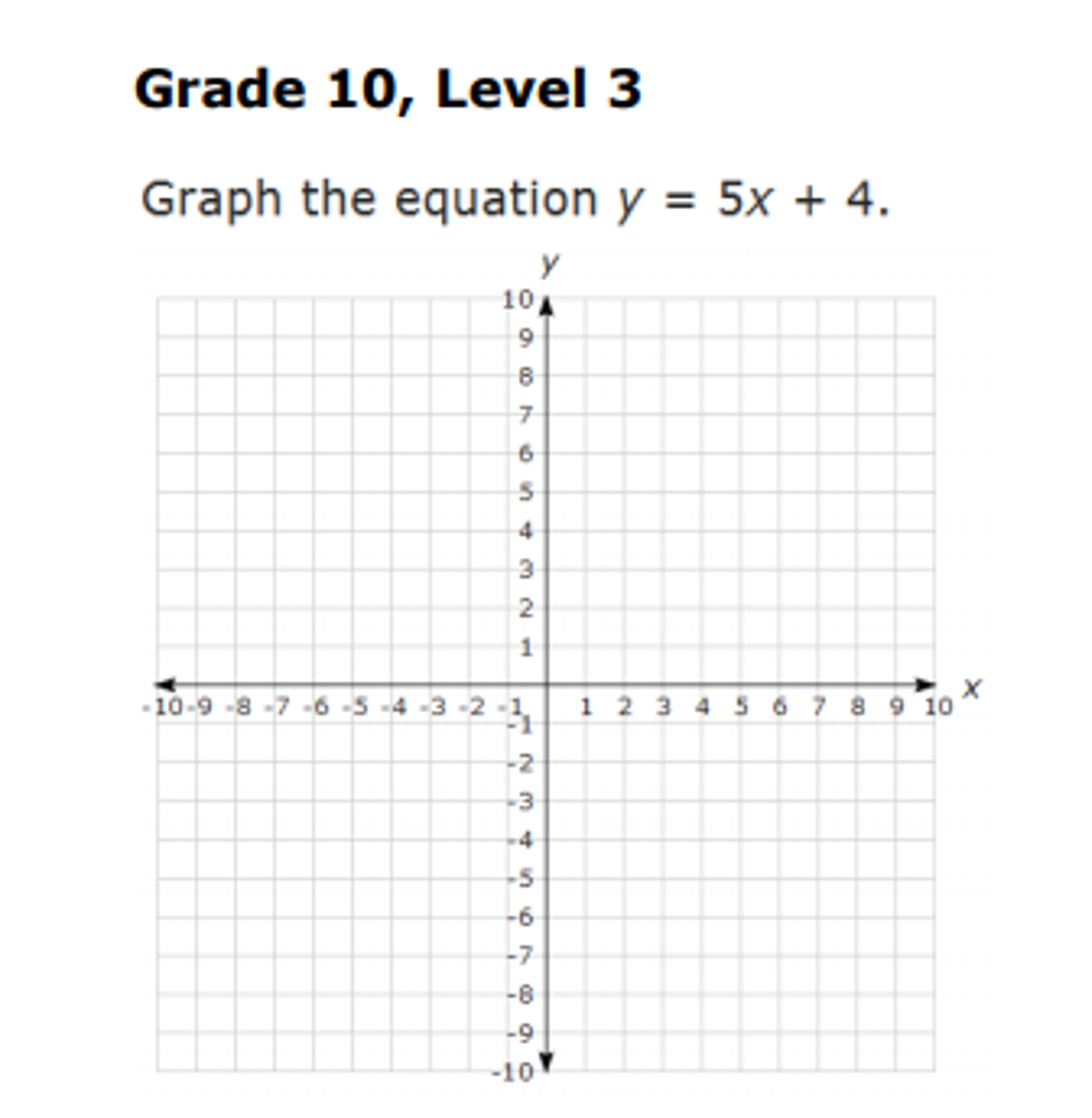 10th Grade Question