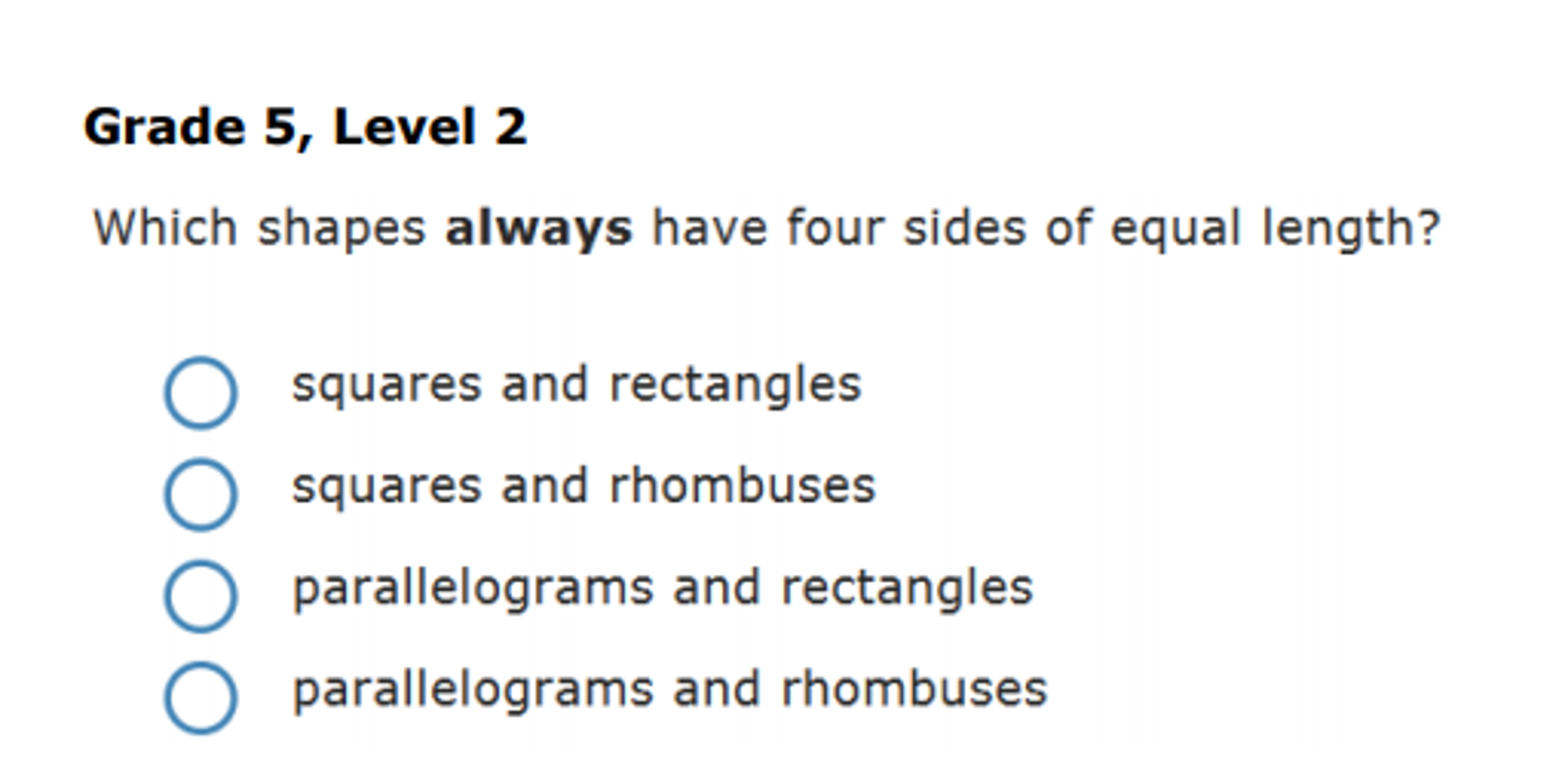 5th Grade Question