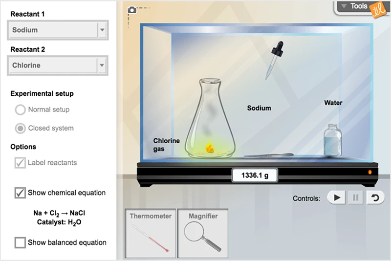 Chemical Changes Gizmo