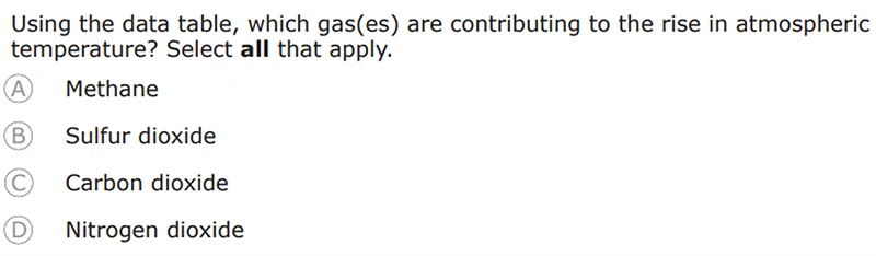8th Grade Science Question