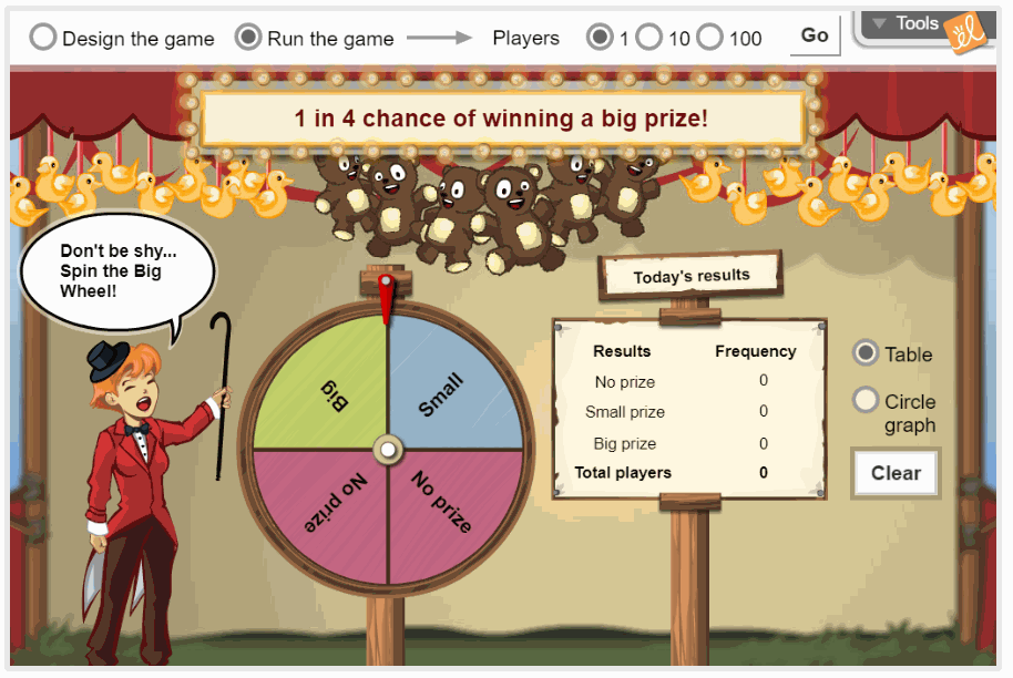 Spin the Big Wheel! (Probability) gif