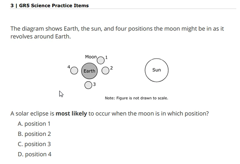 5th Grade Science Question